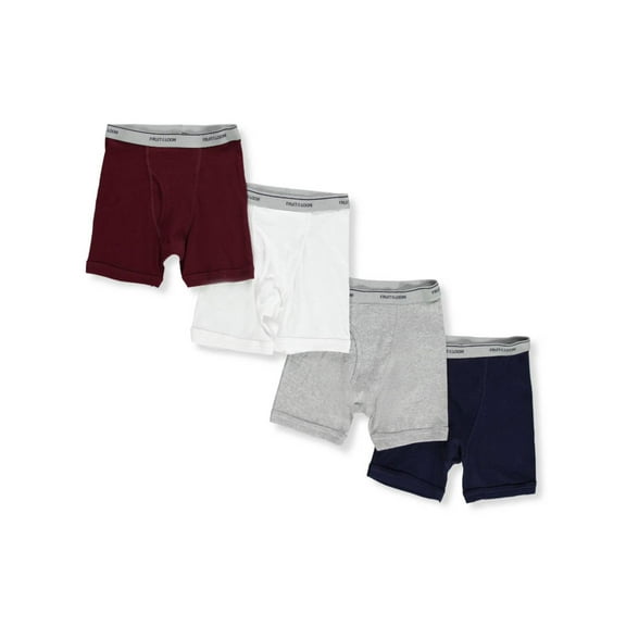FRUIT OF THE LOOM 4 PACK BOYS BOXER BRIEFS