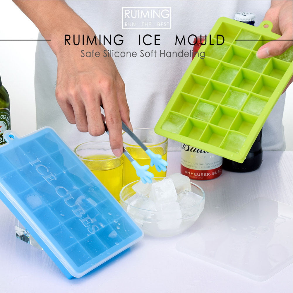 Details about   Silicone Ice Cube Maker 15-Cavity DIY Ice Cube Trays Molds ForWhiskey Molds Tool 