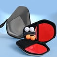 thumbnail image 4 of Yimiti Table Tennis Racket Bag Eva Hard Shell Table Tennis Paddle Box Case Storage Bag--Black, 4 of 9