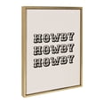 thumbnail image 4 of Kate and Laurel Sylvie Howdy Western Framed Canvas Wall Art by Honey Island Studio, 18x24 Bright Gold, Western Cowboy Art for Wall, 4 of 7