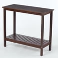 thumbnail image 5 of Acacia Wood Console Table, Entryway Living Longs for Living Room, Indoor Outdoor Furniture (Brown), 5 of 9