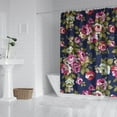 thumbnail image 3 of Waterproof Pioneer Shower Curtain 84x72 Inch Polyester Unique Colorful Floral Shower Curtain for Bathroom Hotel Home Decor with 12 Plastic Hooks, 3 of 5