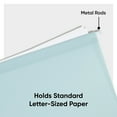 thumbnail image 4 of Smead Poly Hanging File Folders, Letter Size, 0.5 Inch Expansion, Assorted Colors, 12 Pack [10522] (smd-10522), 4 of 6
