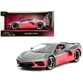 1/24 Diecast Model Car 2020 Chevrolet Corvette in Stunning Gray