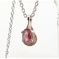 thumbnail image 3 of Natural Oval Pink Tourmaline Sterling Silver Necklace NT201, 3 of 9