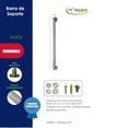 thumbnail image 2 of Barra Soporte Antiderrapante 24 Acero Inoxidable Mobicare, 2 of 2