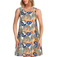 thumbnail image 1 of Disketp Fashionable Paisley para Vestido sin Mangas para Mujeres, Vestidos de Verano para Mujeres, Casual y Holgado para la Playa, 1 of 7