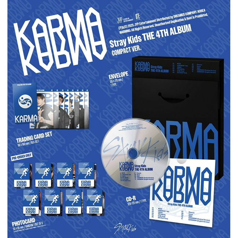 Stray Kids, Album, [KARMA] 4th Album COMPACT Version - Walmart.com