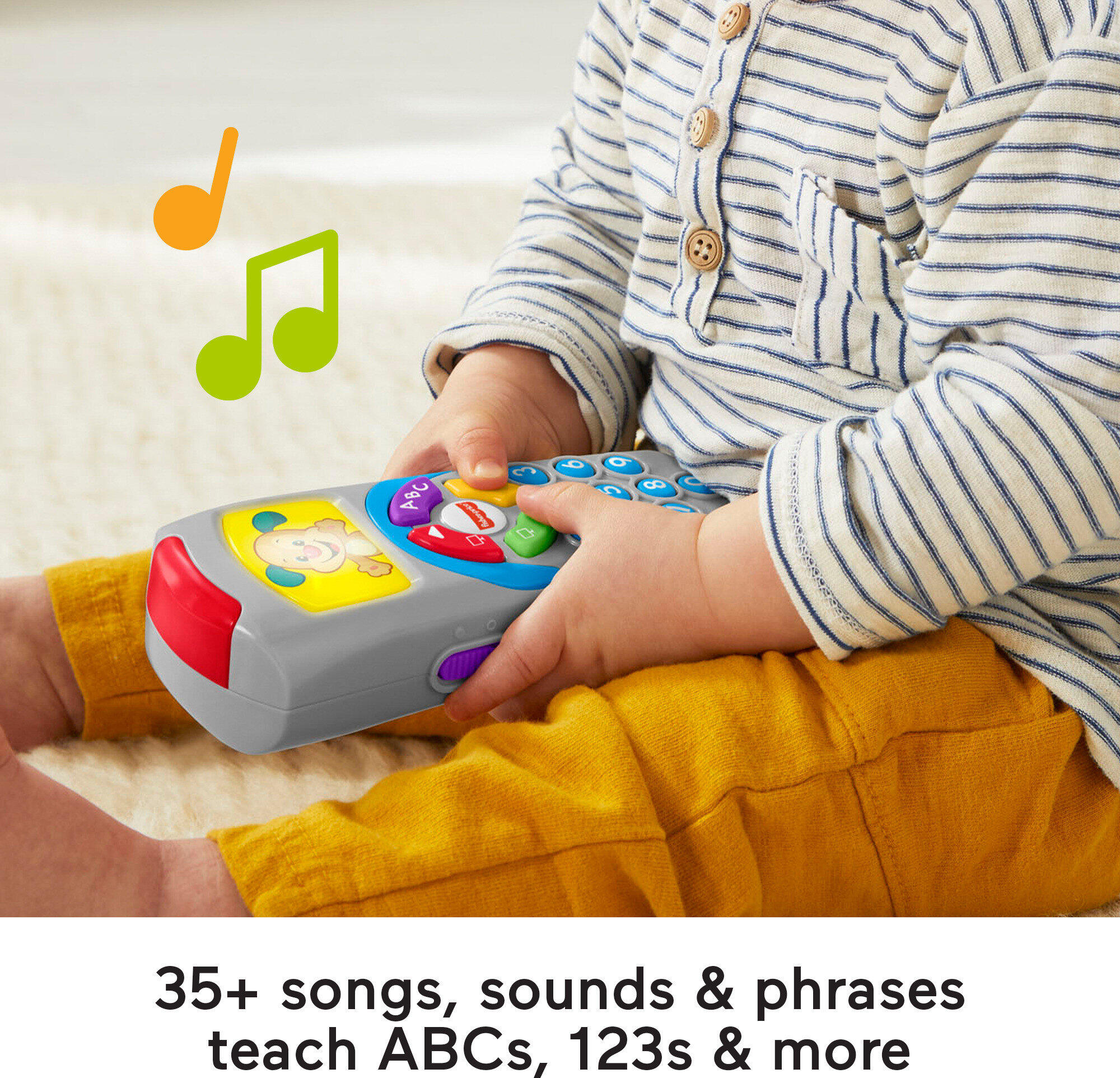 Fisher-Price Laugh & Learn Puppy’s Remote Baby & Toddler Learning Toy with Music & Lights - image 4 of 7