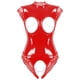 thumbnail image 3 of Lencería de látex para mujer, mono de peluche, traje erótico para fiesta de baile, traje de porno, aspecto mojado, charol, copa abierta, entrepierna abierta, leotardo, 3 of 5