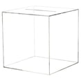 thumbnail image 2 of Hucha Contenedor de depósito de dinero Caja de ahorro transparente Cubo Acrílico No se puede abrir para adultos Niños, 2 of 3