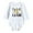 White, variant on lnmuld My First Year Outfits Baby Letter Print Romper Jumpsuit Clothes for Boy and Girl Size:0-3 Months