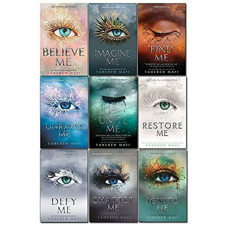 Shatter Me Series 4 Books Collection Set By Tahereh Mafi (Imagine Me, Find  Me, Unite Me, Believe Me)