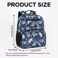 thumbnail image 7 of KUIFORTI Blue Shark Toddler Backpack Boys Kids School Bag with Multiple Organizer Pockets Adjustable Straps 13.5 Inch for Preschool Kindergarten Back to School Gifts, 7 of 7