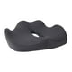 thumbnail image 1 of Cojín de espuma viscoelástica para silla, cómodo cojín ergonómico para asiento de coxis, almohada para sentarse en forma de donut para viajes, hogar, negro, 1 of 8