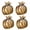 Bronze, variant on Fennco Styles Harvest Pumpkin Metal Napkin Rings Set of 4 - Bronze Napkin Holders for Home Décor, Thanksgiving, Halloween, Dining Table and Special Events …