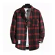 thumbnail image 5 of Camisa A Cuadros Informal De Manga Larga Para Hombre, 5 of 6