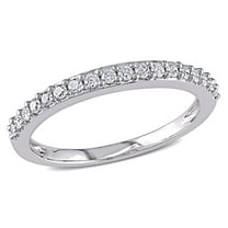 Everly Women's Diamond 10k White Gold Wedding Ring