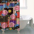 thumbnail image 4 of Pioneer Flower Floral Print Pattern Shower Curtain 36"x72", Bathroom Decorative Shower Curtain Set with 12 Hooks, Waterproof Washable, 4 of 6