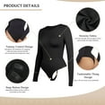 thumbnail image 3 of MANIFIQUE Tummy Control Thong Bodysuit Long Sleeve Shapewear for Women 2024 Shirt Tops, 3 of 4