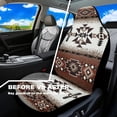 thumbnail image 3 of Uorisanigo Aztec Geometry Car Seat Covers for Women Waterproof Front Seat Covers Auto Interior Accessories 2 Pcs Set Easy to Install Universal Fit Most Cars,SUV, Trucks, 3 of 7