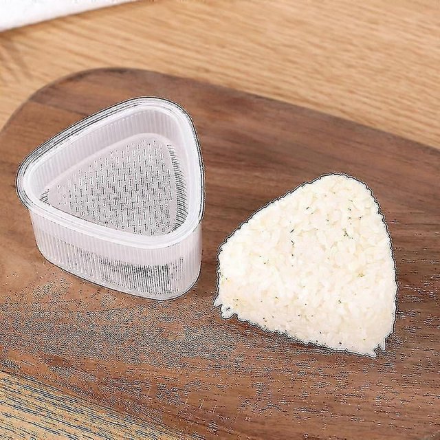 Juego de 2 o 4 moldes para hacer sushi, moldes triangulares para hacer bolas de arroz onigiri, prensa para alimentos, kit para hacer sushi, accesorios japoneses para bento y sushi