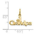thumbnail image 3 of 14k Yellow Gold #1 Grandpa Charm, 3 of 4