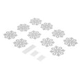 thumbnail image 1 of Ceiling Decal, Plastic Mirror Decal Romantic  For Dining Room Silver, 1 of 8