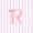 Pink R, variant on Manfei Pink Line Geometric Pattern Blackout Curtains,Personalized Monogrammed R Window Curtains Pack of 2 (38x45 Each)