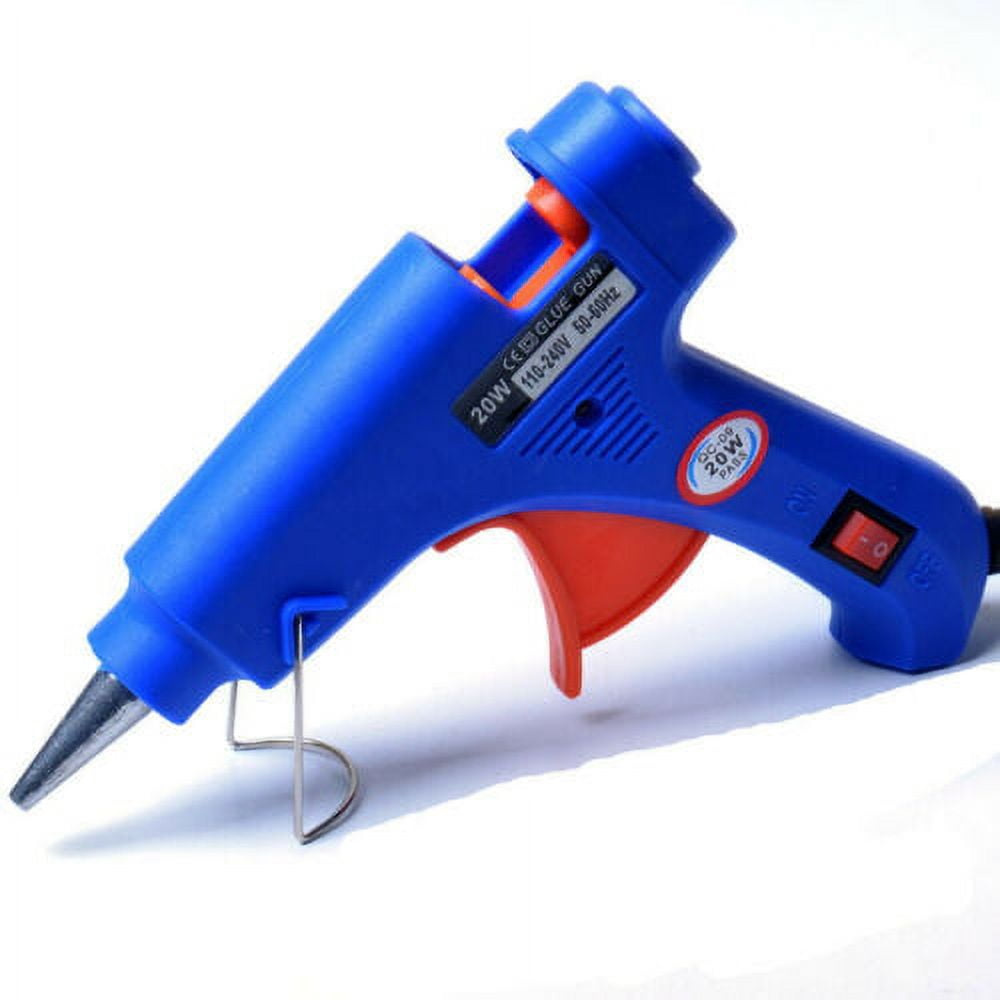 Glue Gun with 60 Mini Clear Glue Sticks Hot Melt 20W for Arts