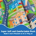 thumbnail image 6 of Socofuz Kids Town City Road Map Activity Round Area Rug,Circle 47 inch Children Carpet for Children's Bedrooms and Playrooms, 6 of 9