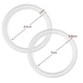 thumbnail image 5 of 20pcs compatible Silicone Seals compatible Rubber Jar Seals Airtight Silicone Gasket Sealing Rings, 5 of 5