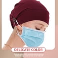 thumbnail image 3 of Turbante para mujer, gorro de quimioterapia de poliéster, turbante para niñas, 3 of 8