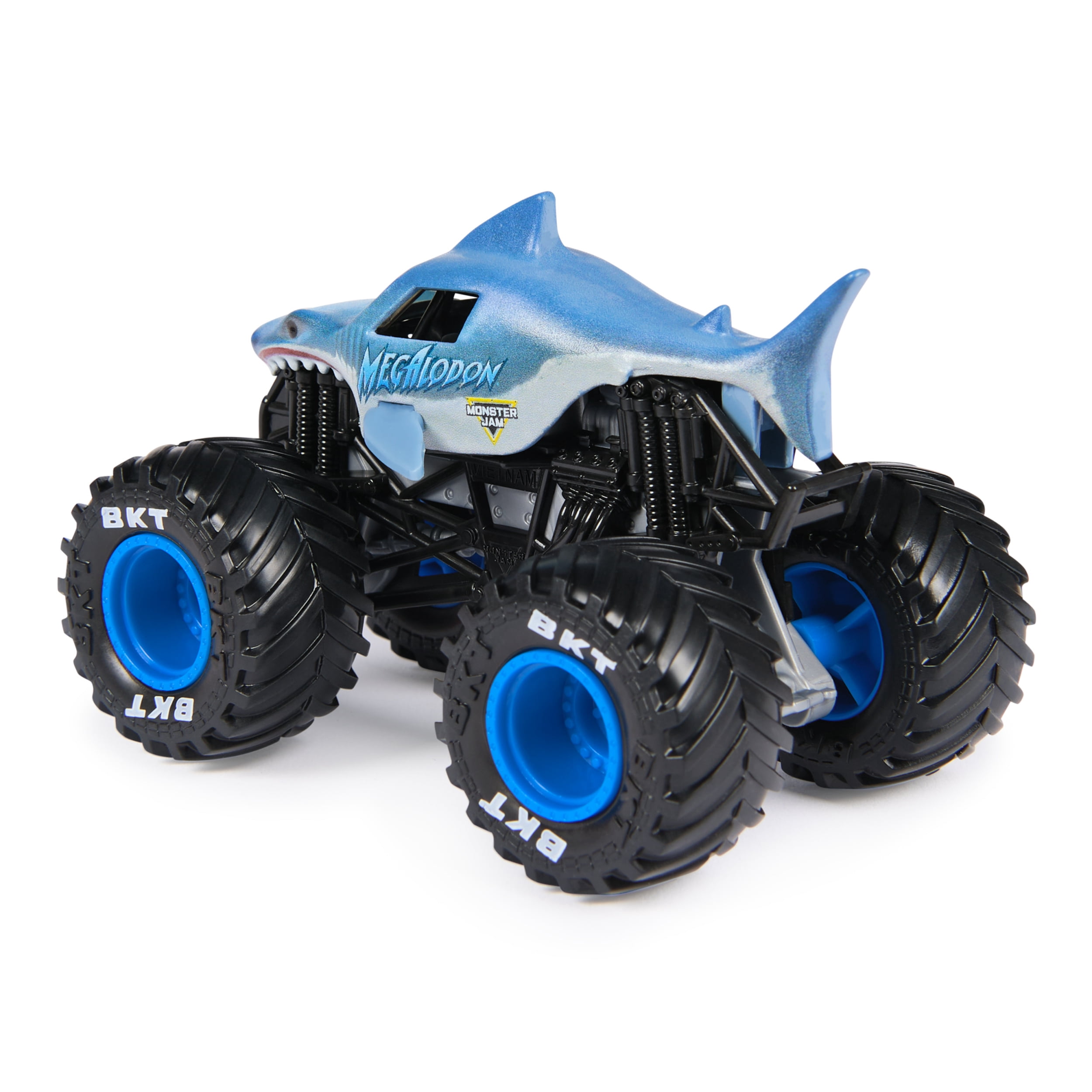 Monster Jam, Official Megalodon Monster Truck, Die-Cast Vehicle, 1:64 Scale, Kids Toys for Boys Ages 3 and up