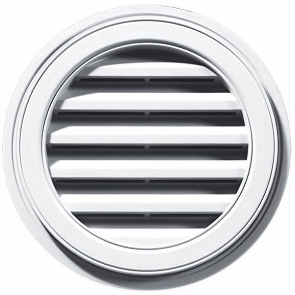 Mid America Round Vinyl Gable Vent