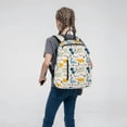 thumbnail image 4 of Lafuoo Childish Dinosaur Pattern Lightweight Backpack, Wear-resistant Multi-pocket Travel Backpack, Suitable for Work, Campus, Mountaineering, Unisex-One Size, 4 of 7