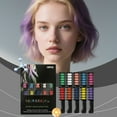 thumbnail image 6 of Festive Fun Hair Chalk Combs, 10 Color Hair Chalk for Girls, Temporary Hair Color Dye, Easy Washable, Skin-Safe Materials, Hairs Color Comb for Christmas Birthday Party Cosplay DIY, 6 of 9