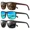 Black/Black+Black/Blue+Tea/Tea, variant on 3 Pairs Simple Sunglasses For Everyday Use, Unisex Polarized Glasses, Square Sunglasses,Lightweight Frame Sun Glasses with UV Protection, Travel Accessories gafas de TikTokShopSummerTurnUp
