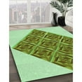 thumbnail image 3 of Ahgly Company Machine Washable Indoor Rectangle Transitional Light Green Area Rugs, 5' x 7', 3 of 7