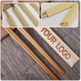 thumbnail image 3 of 100Pcs Disposable Kraft Paper Chopstick Packing Bags Waterproof Cutlery Bags, 3 of 9
