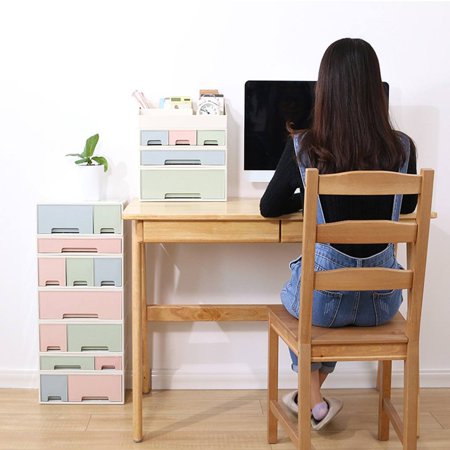 Homeholiday Desktop Cosmetic Storage Box Diy Fixed Makeup Organizer Jewelry Cabinet Container Dresser Case Walmart Canada