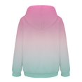 thumbnail image 4 of VISALY Hoodies Pullover Tunic Sweatshirt Oversized Casual Long Sleeve Loose Fashion Pockets Pullover Tops Printed Sweatshirts Soft Sweaters Womens Sweaters Dressy Casual Pullover Sweatshirt Pink S, 4 of 5