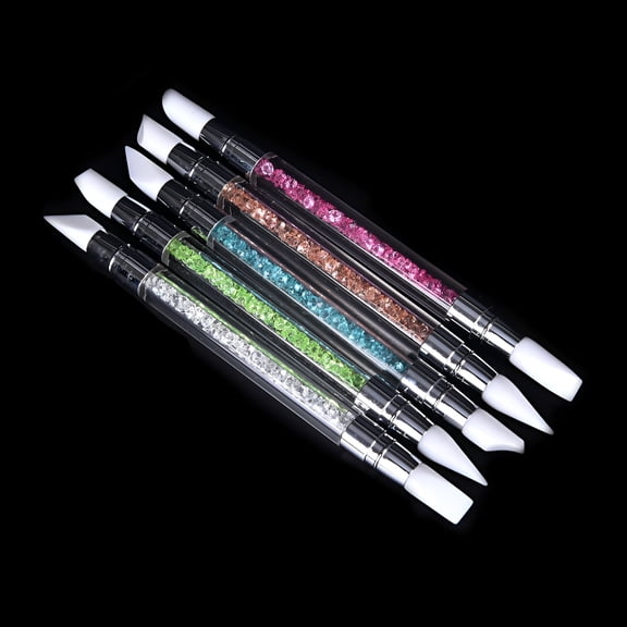 BPPEG Nail Art Silicone Brush Set for Women Professional and Home Use