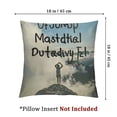 thumbnail image 4 of BANET Pillow Covers Set of 2 Life Quote, Throw Pillow Cases and Pillowcase Cushion Cover Decorative for Outdoor Home Sofa Bedroom Livingroom 20x20in, 4 of 7