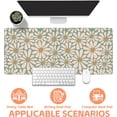 thumbnail image 4 of Mouse Pad Large Boho with Daisy Flowers Non-Slip Gaming Desk Mat with Stitched Edge Laptop Keyboard Desk Pad for Work Home Gaming (35.4 x 15.7 Inches), 4 of 6