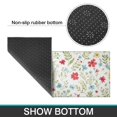 thumbnail image 6 of Pioneer Flower Floral Print Pattern Kitchen Rugs Sets Of 2, Anti Fatigue Non Slip Washable Floor Mats for Kitchen Sink Laundry, 17X30 Inch + 17X47 Inch, 6 of 6