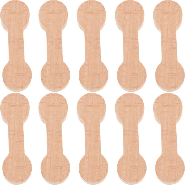 REOFLYUP 10Pack Wood Train Track Connectors Children Train Track Adaptors Model Stable Tracks