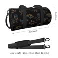 thumbnail image 2 of Easygdp Neon Dinosaur Bolsa de Viaje, Bolsa de Mano, Bolsa de Gimnasio, Bolsa de Equipaje para Viaje, 2 of 6