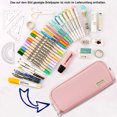 thumbnail image 3 of Estuche para Lápices Estuche para Lápices para Niñas Adolescentes Estuche para Lápices de Gran Capacidad con 3 Compartimentos para la Escuela y la Oficina, 3 of 4