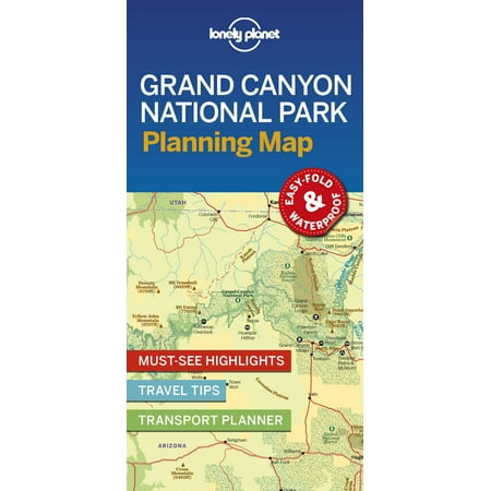 Map: Lonely Planet Grand Canyon National Park Planning Map (Best Time To Go Grand Canyon National Park)